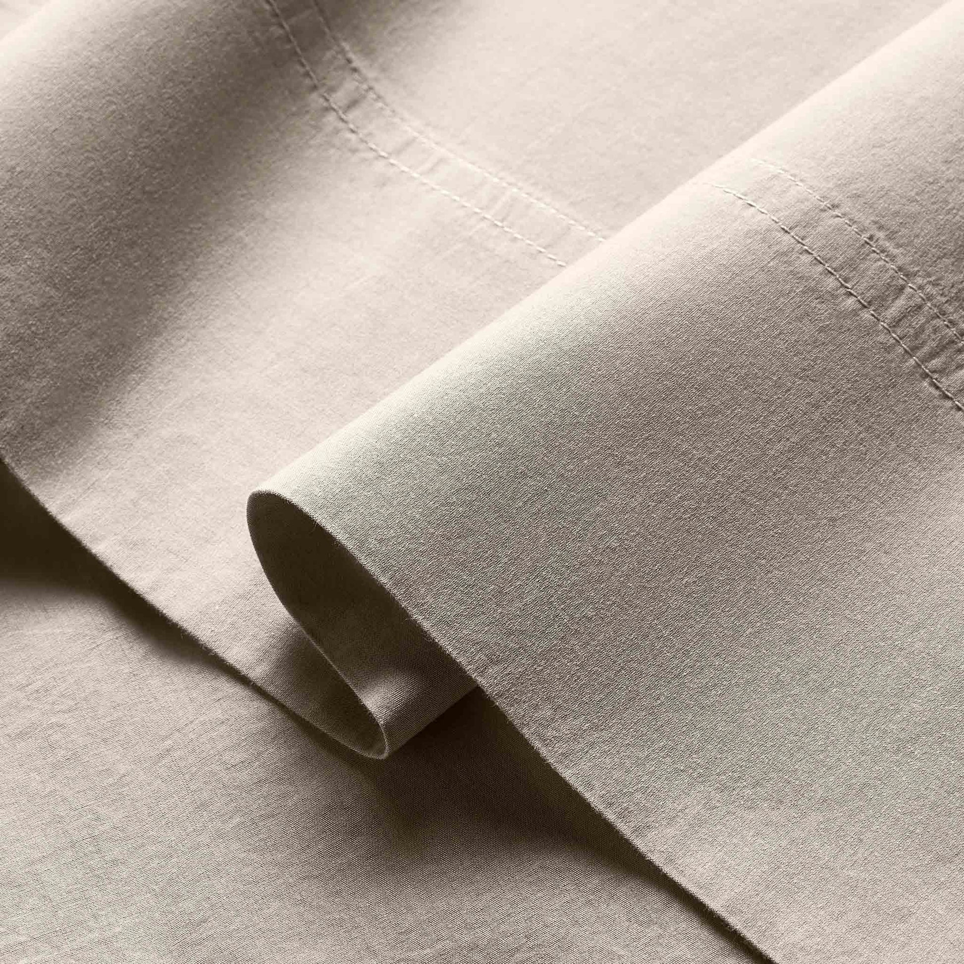 Set of 2 Washed Classic Percale Core Sheet Set Bundle