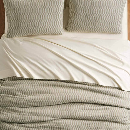 Woven Checkerboard Sham Set