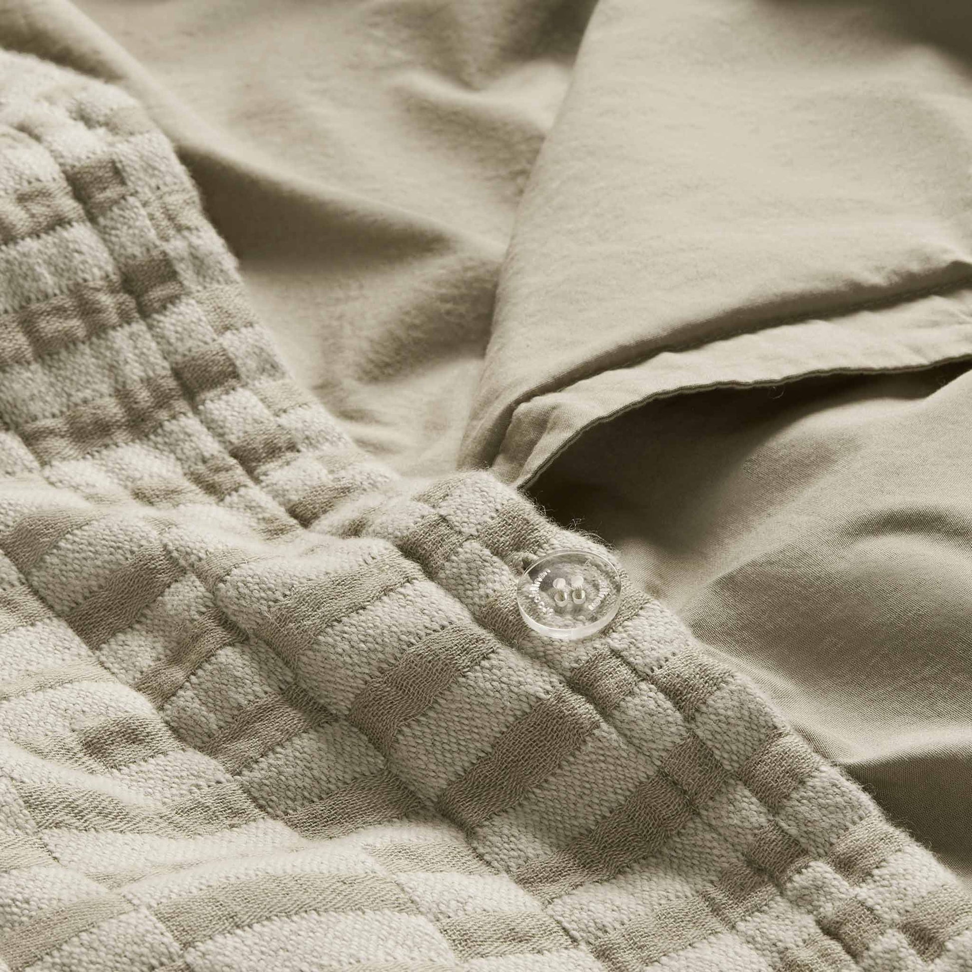 Woven Checkerboard Duvet Set