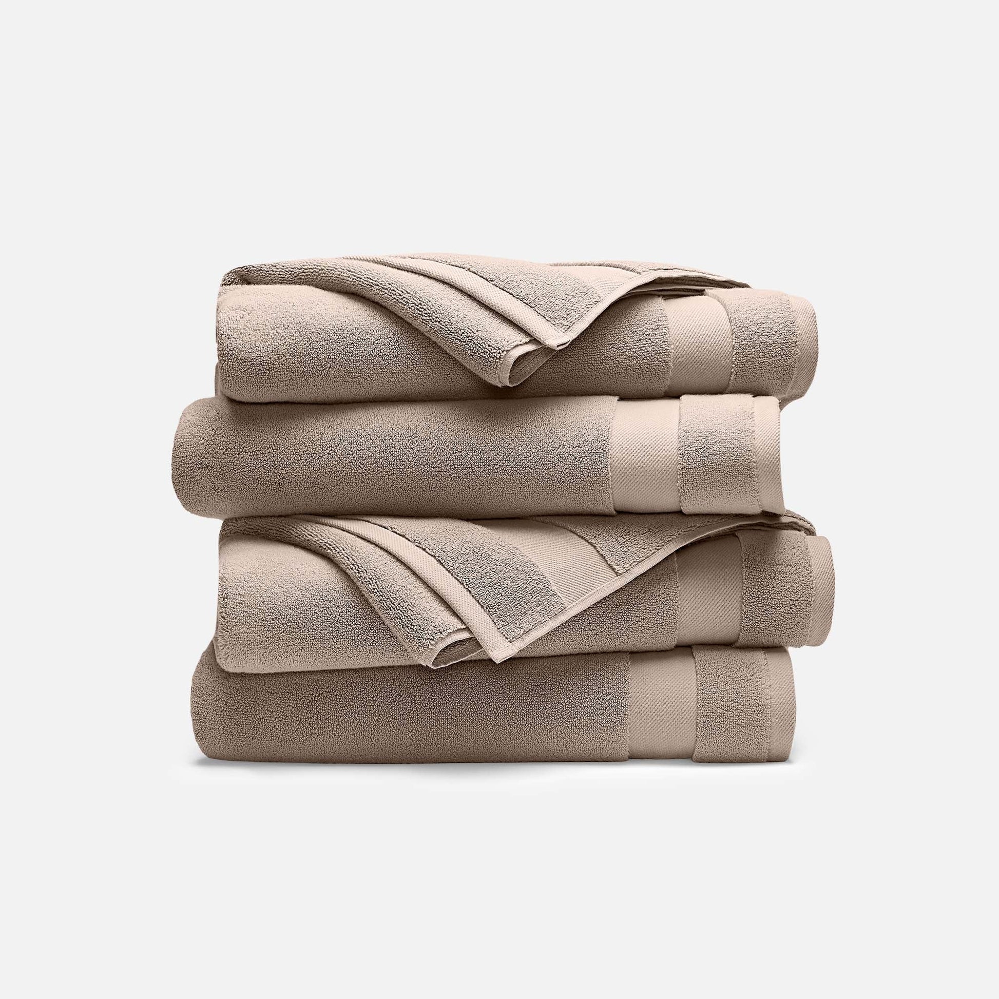 Super-Plush Set of 4 Bath Towel Bundle
