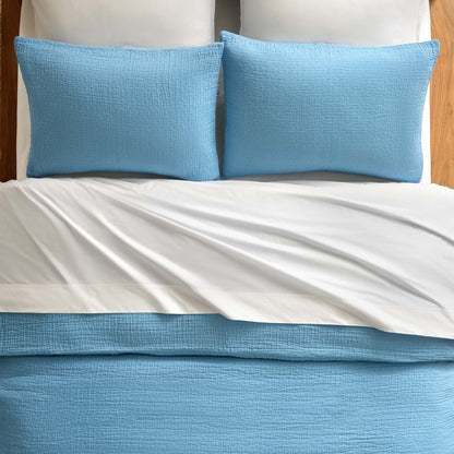 Breezeweave Crinkle Cotton Duvet Set