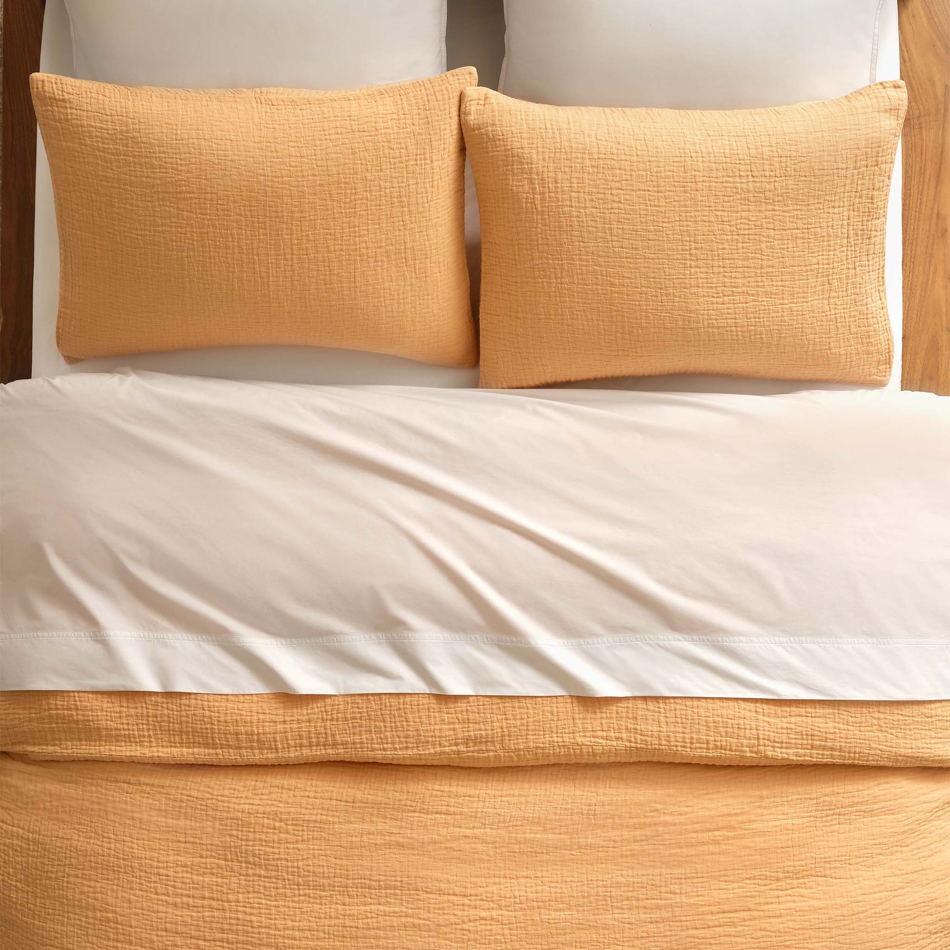 Breezeweave Crinkle Cotton Sham Set