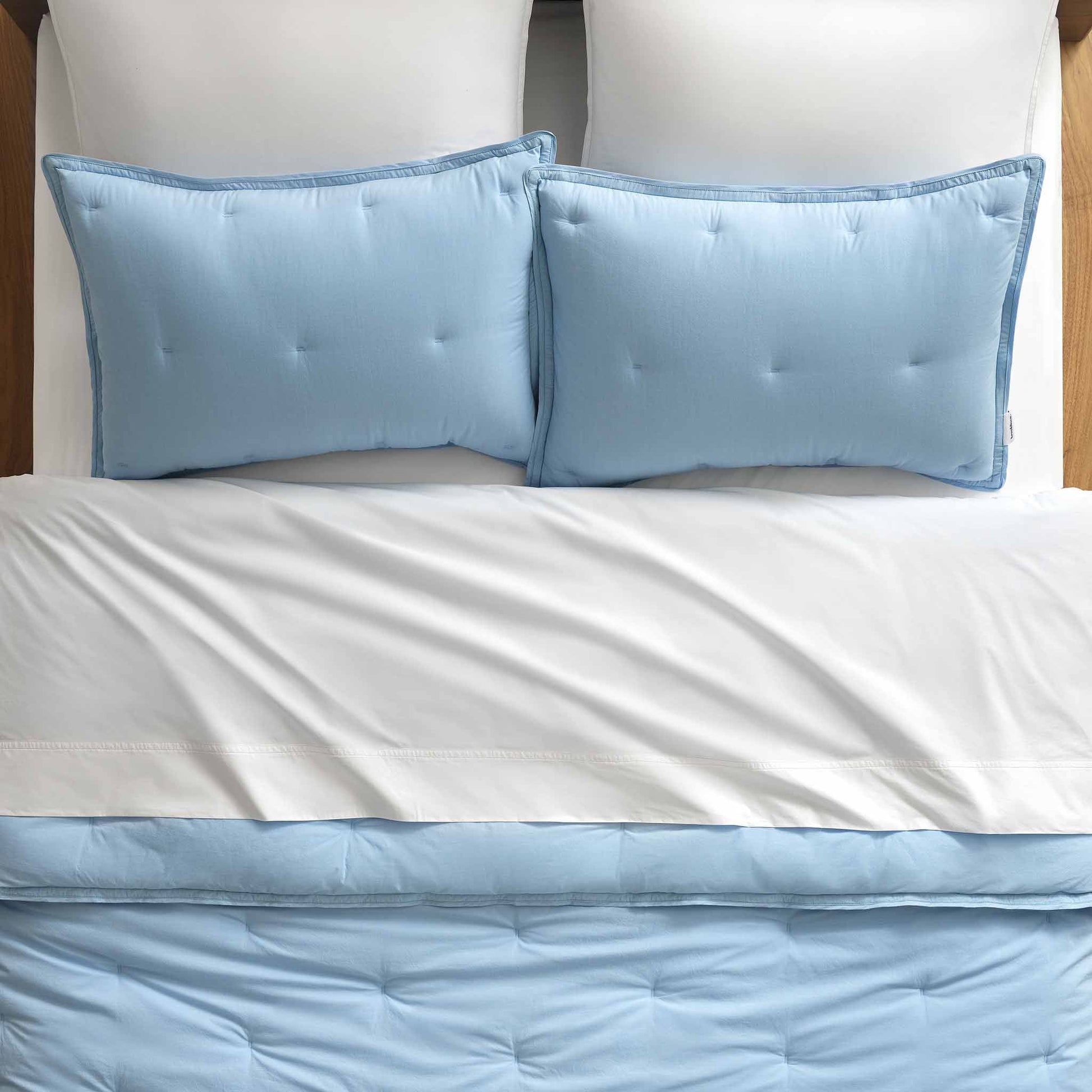 Washed Classic Percale Comforter Set