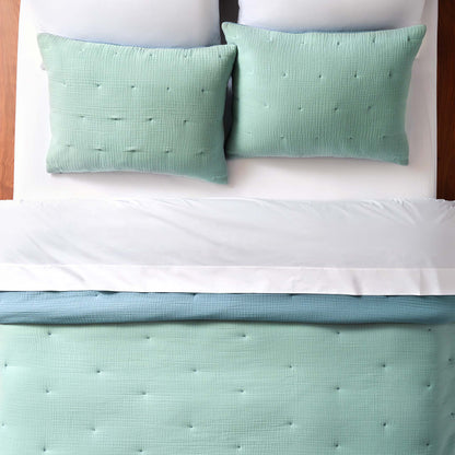 Breezeweave Reversible Cotton Comforter Set