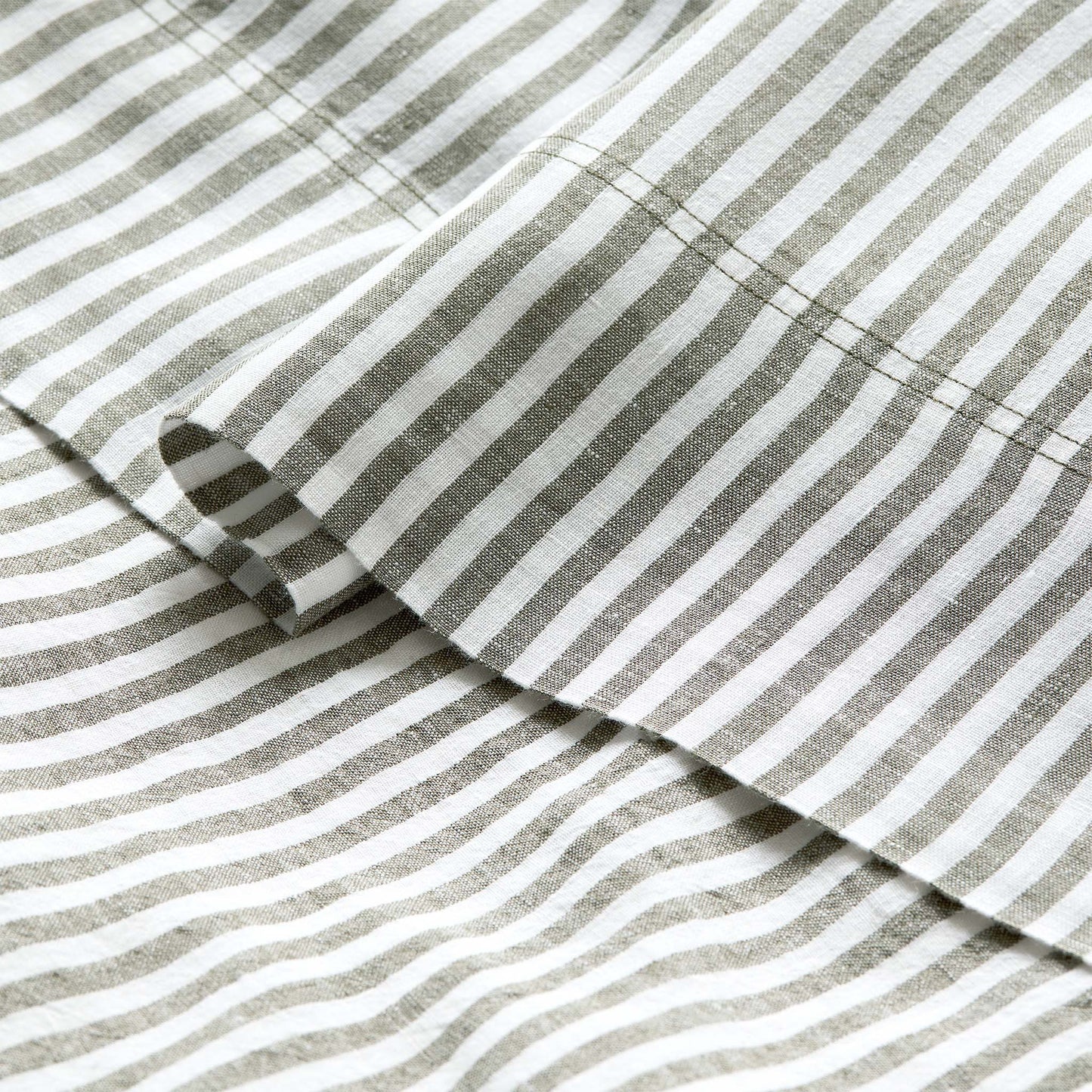 Set of 2 Washed European Linen Core Sheet Set Bundle