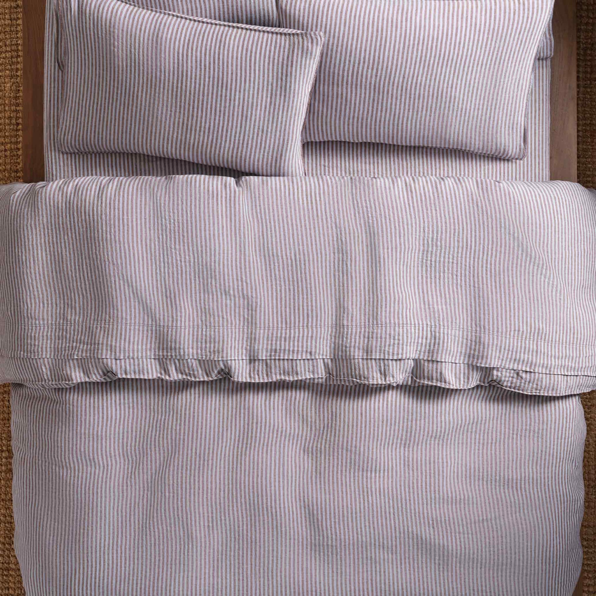 Washed European Linen Pillowcase Set