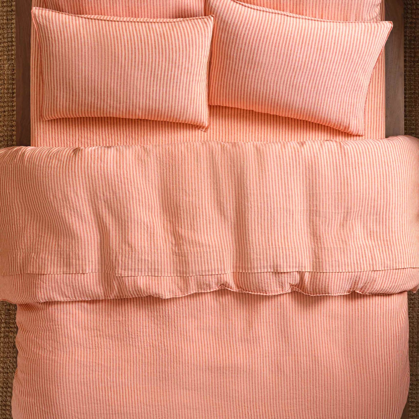 Washed European Linen Pillowcase Set