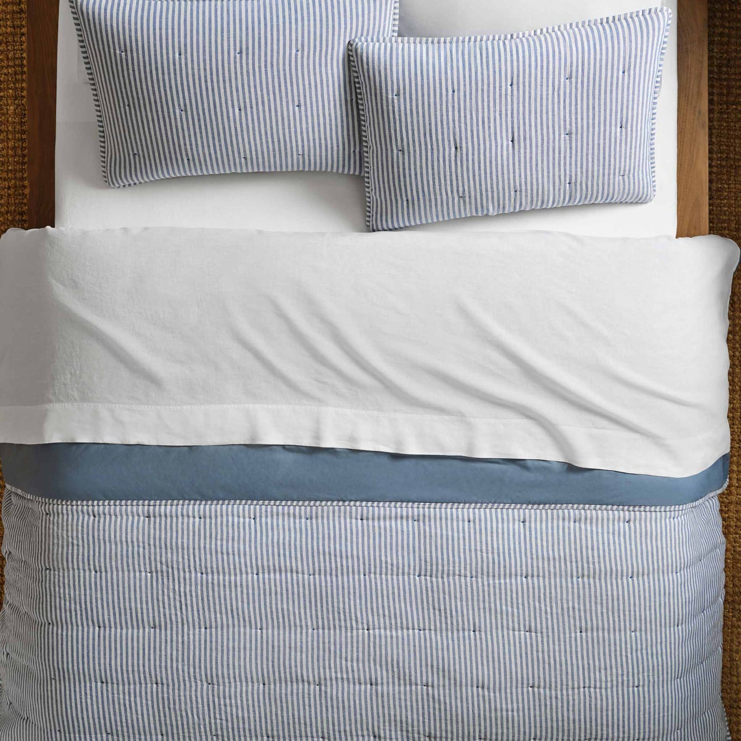 Washed European Linen Quilt