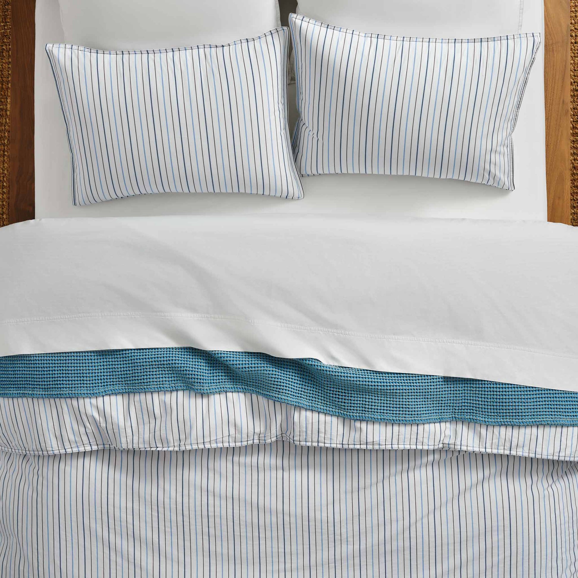 Washed Classic Percale Duvet Set Bundle