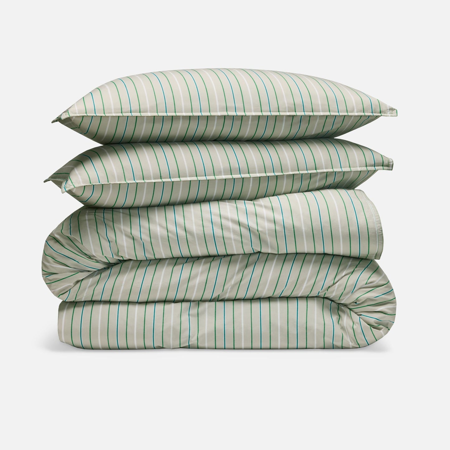 Washed Classic Percale Duvet Set