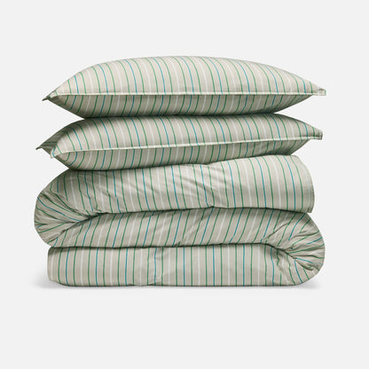 Washed Classic Percale Duvet Set