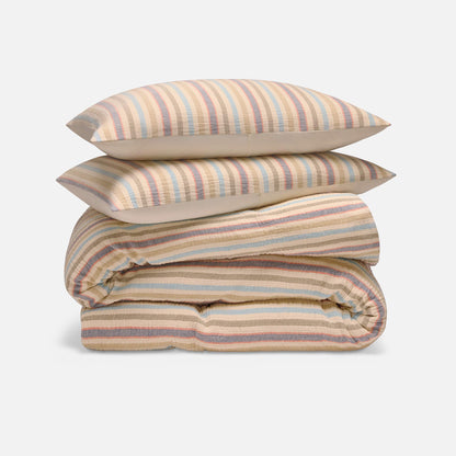 Sunwashed Stripe Duvet Set