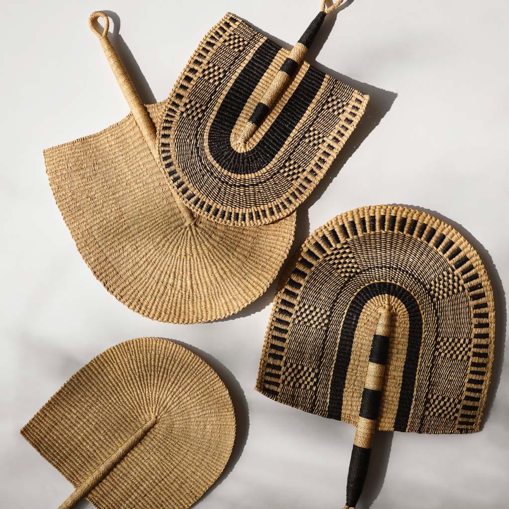 Bolga Fans - Black & Natural