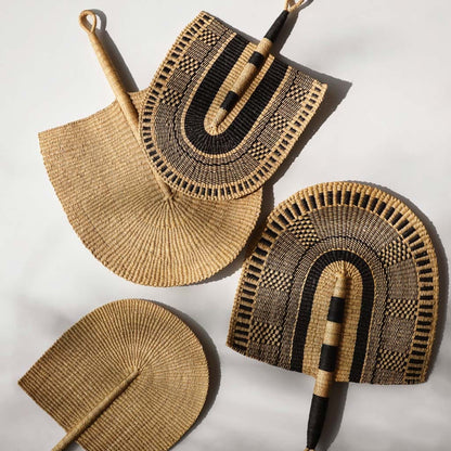 Bolga Fans - Black & Natural