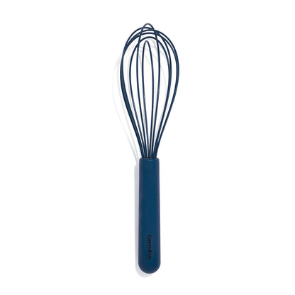 Platinum Silicone Whisk | Navy