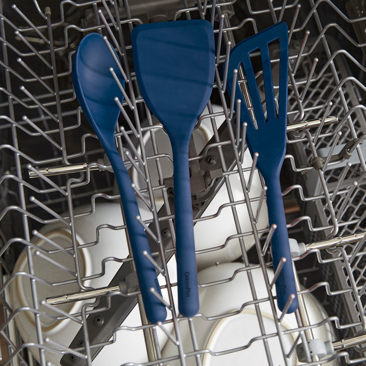 Platinum Silicone Tools 7-Piece Utensil Set | Navy
