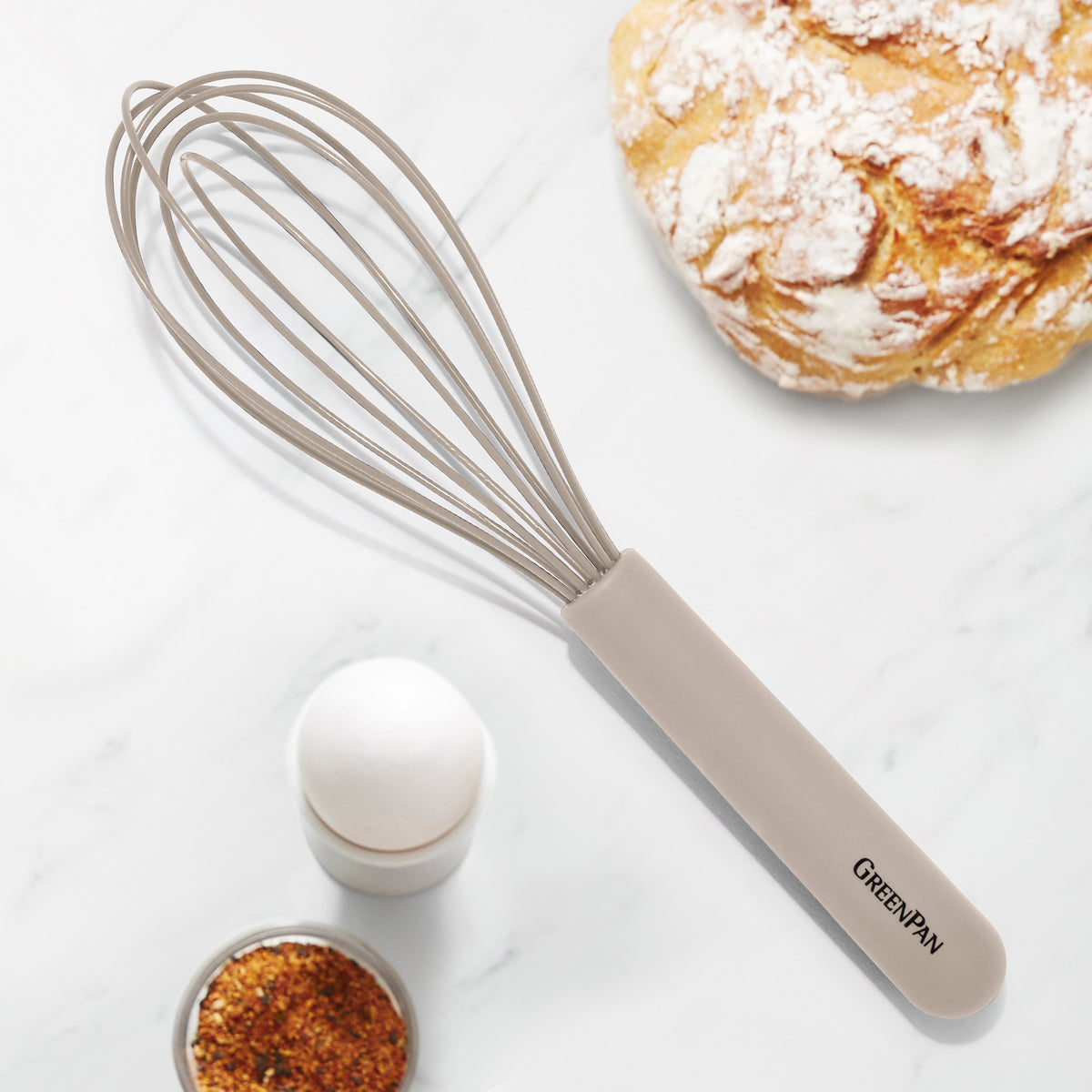 Platinum Silicone Whisk | Taupe