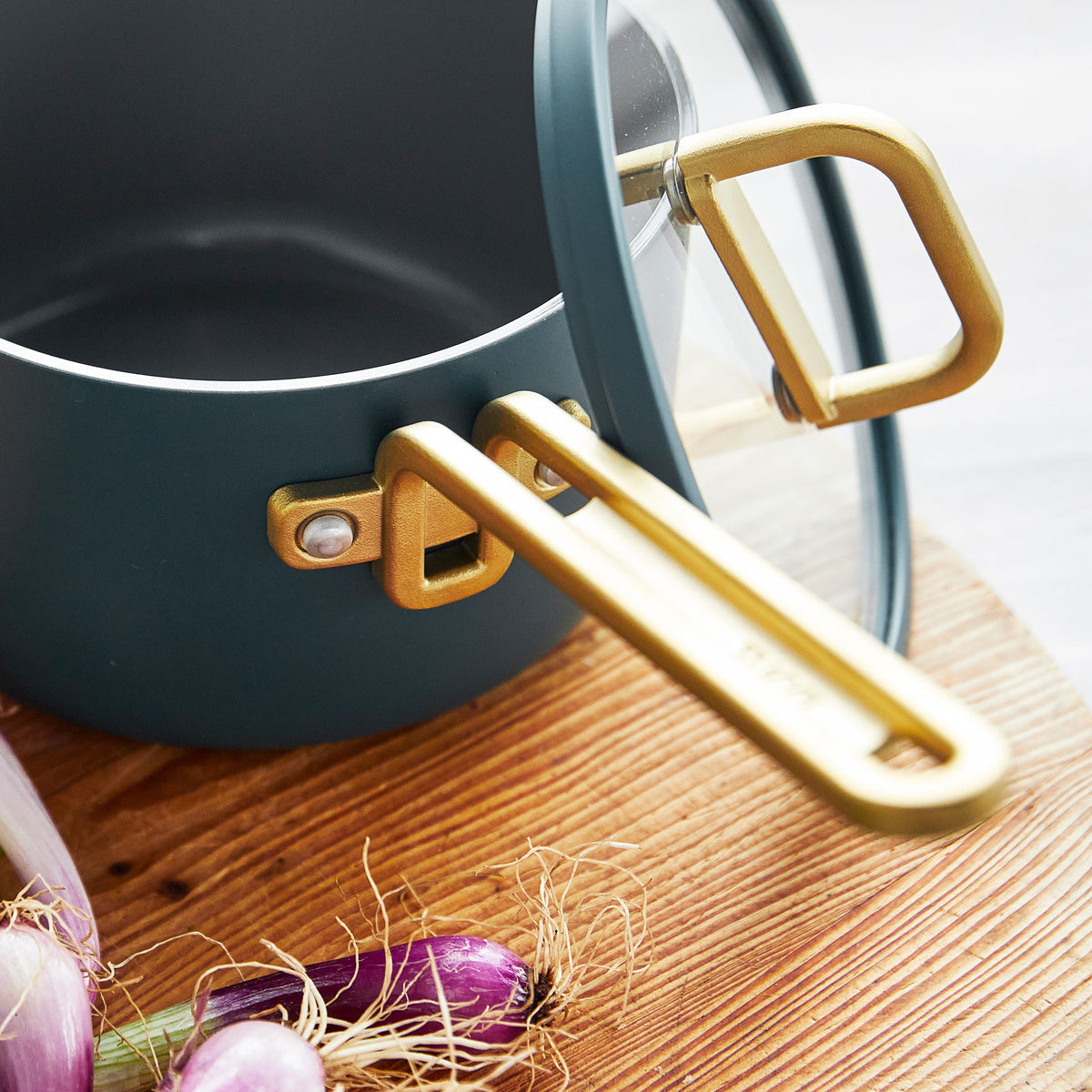 Stanley Tucci™ Ceramic Nonstick 4-Piece Saucepan Set | Venetian Teal