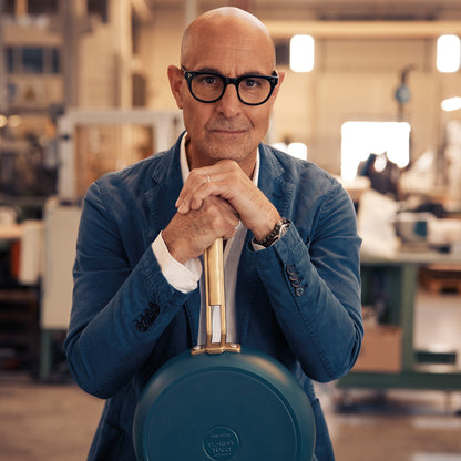 Stanley Tucci™ Ceramic Nonstick 4-Piece Frypan Set | Venetian Teal