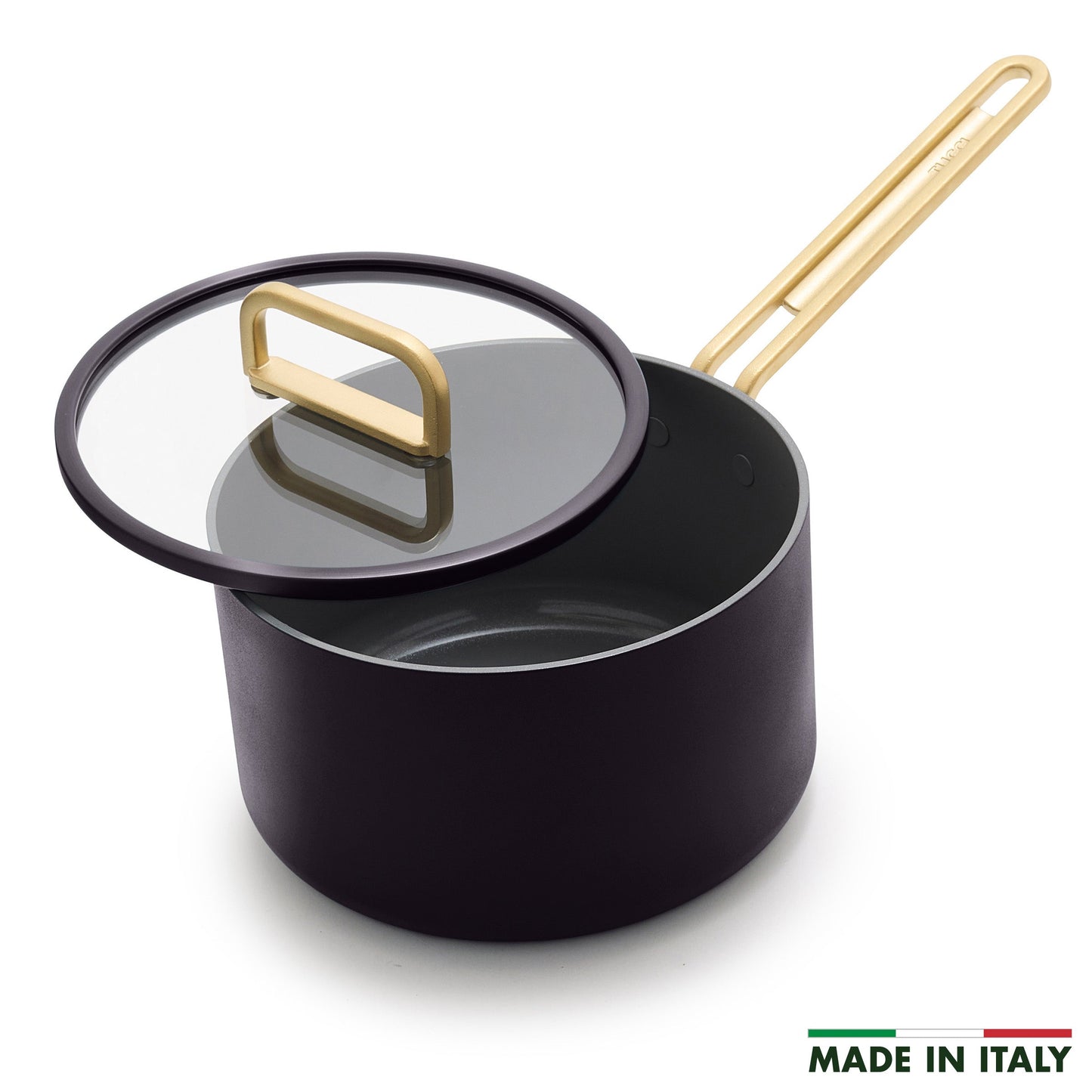 Stanley Tucci™ Ceramic Nonstick 4-Quart Saucepan with Lid | Calabrian Fig