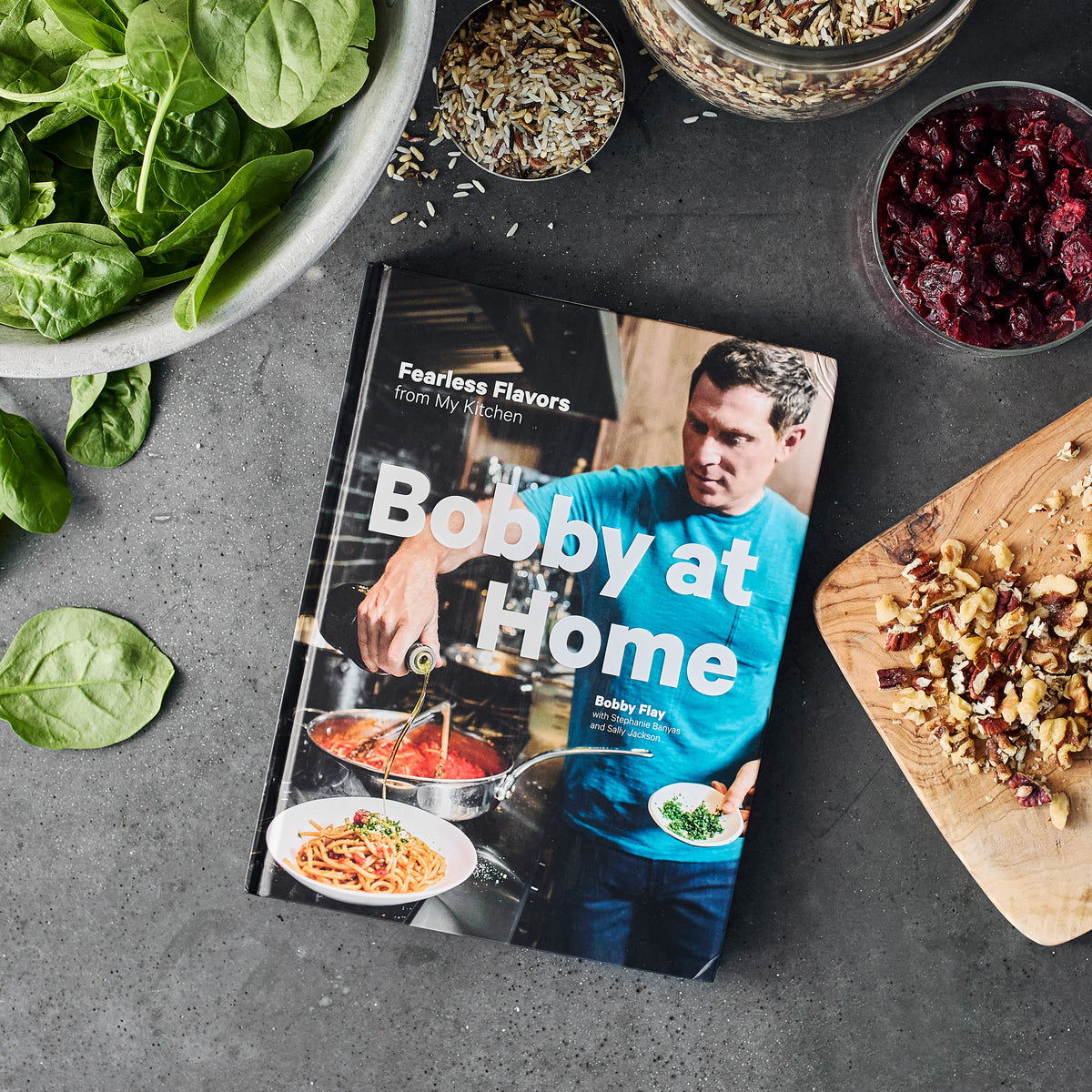 Bobby Flay by GreenPan 5-Piece Carbon Steel Set with Bobby at Home Cookbook