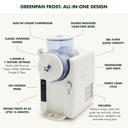 Frost Classic 15-in-1 Ice Cream & Frozen Drink Maker | Cream