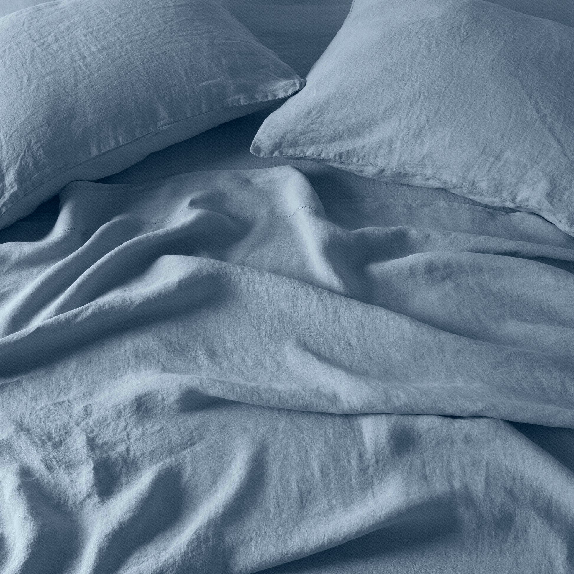 Stonewashed Linen Sheet Set