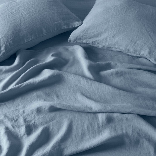 Stonewashed Linen Sheet Set
