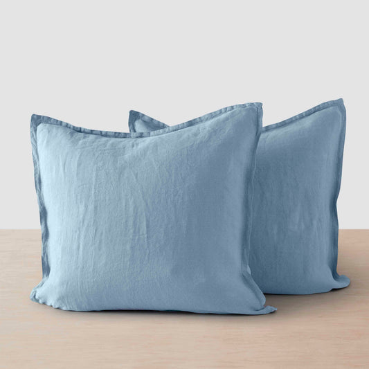 Stonewashed Linen Euro Shams