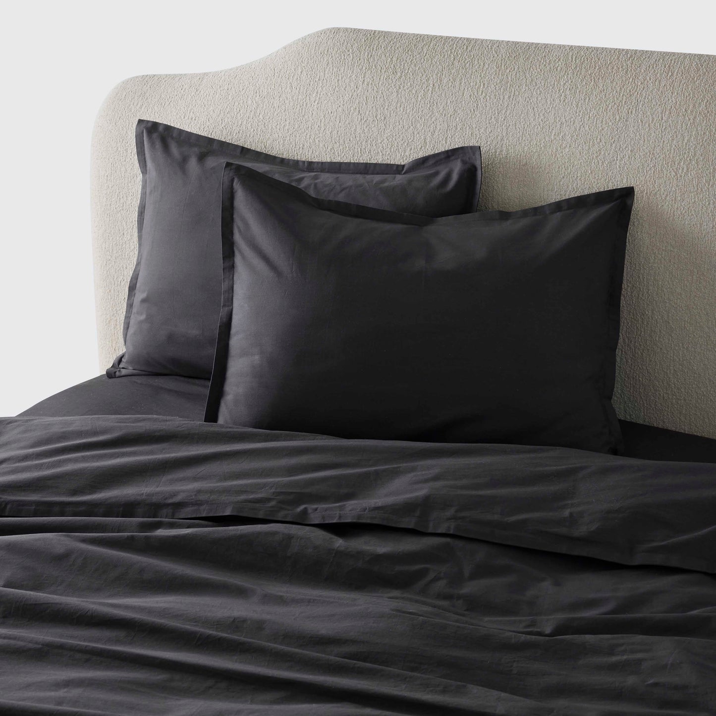Stonewashed Organic Cotton Percale Duvet Cover