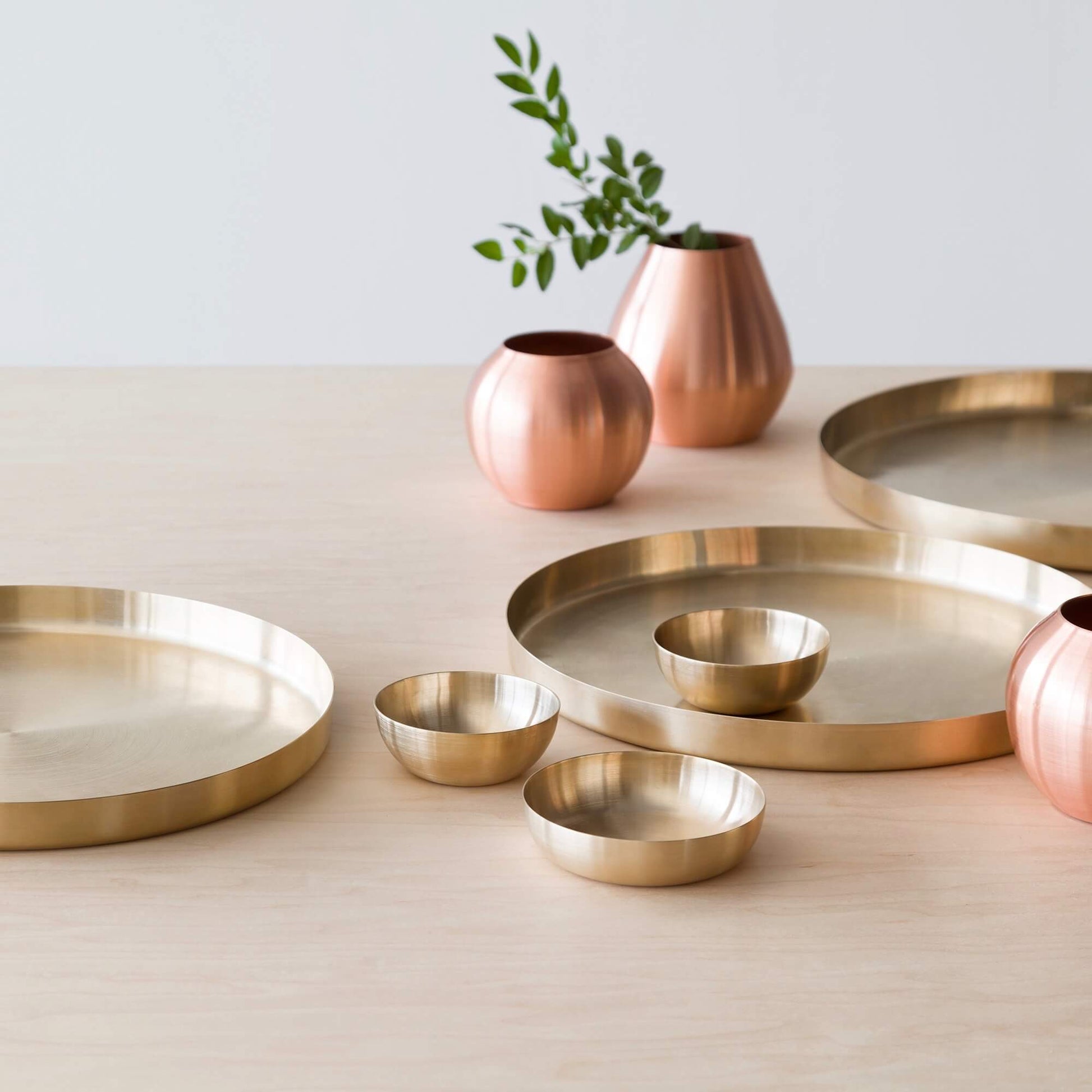 Dasar Bronze Bowls - Set of 2