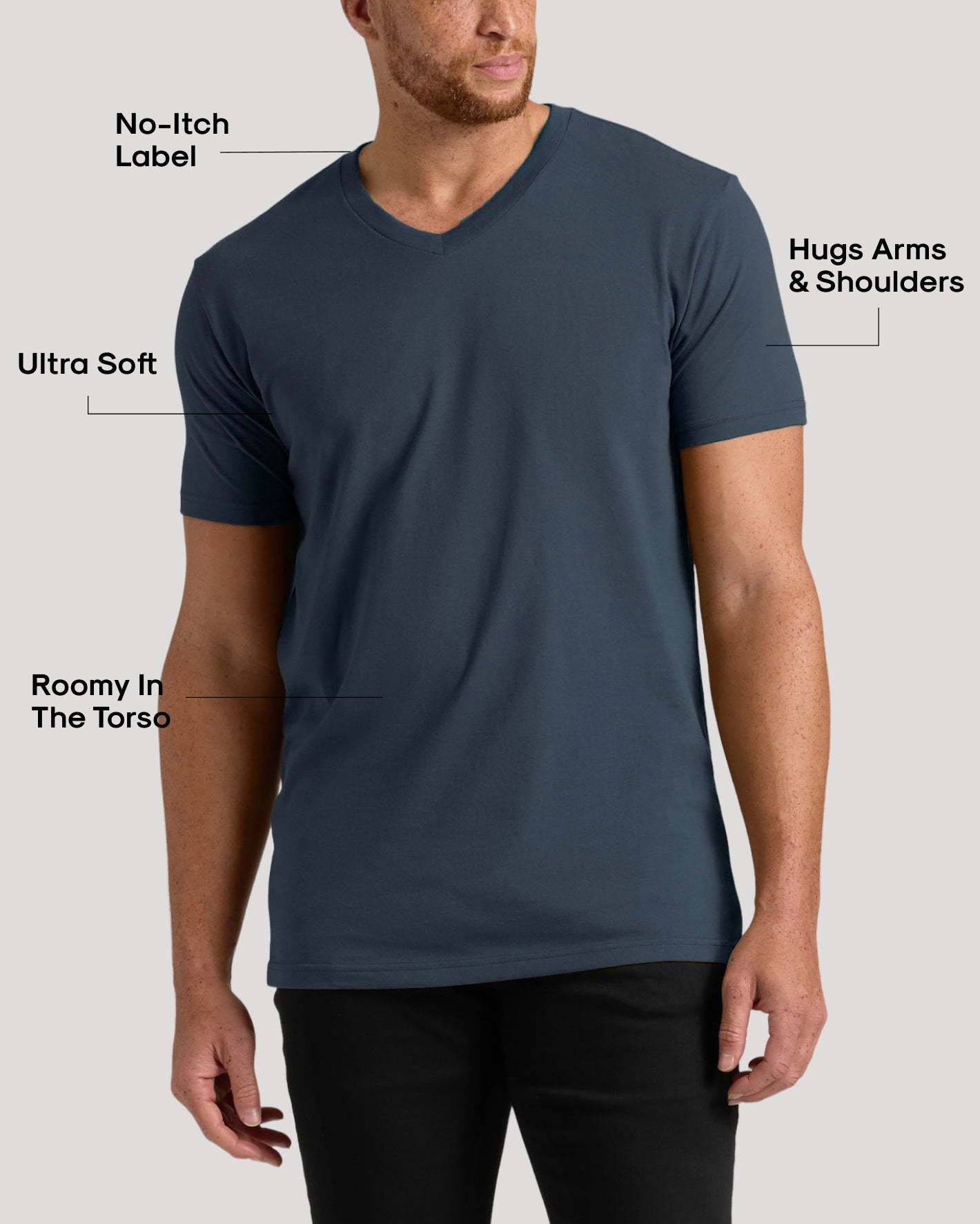 Seasonal Tall Classic V-Neck 3-Pack