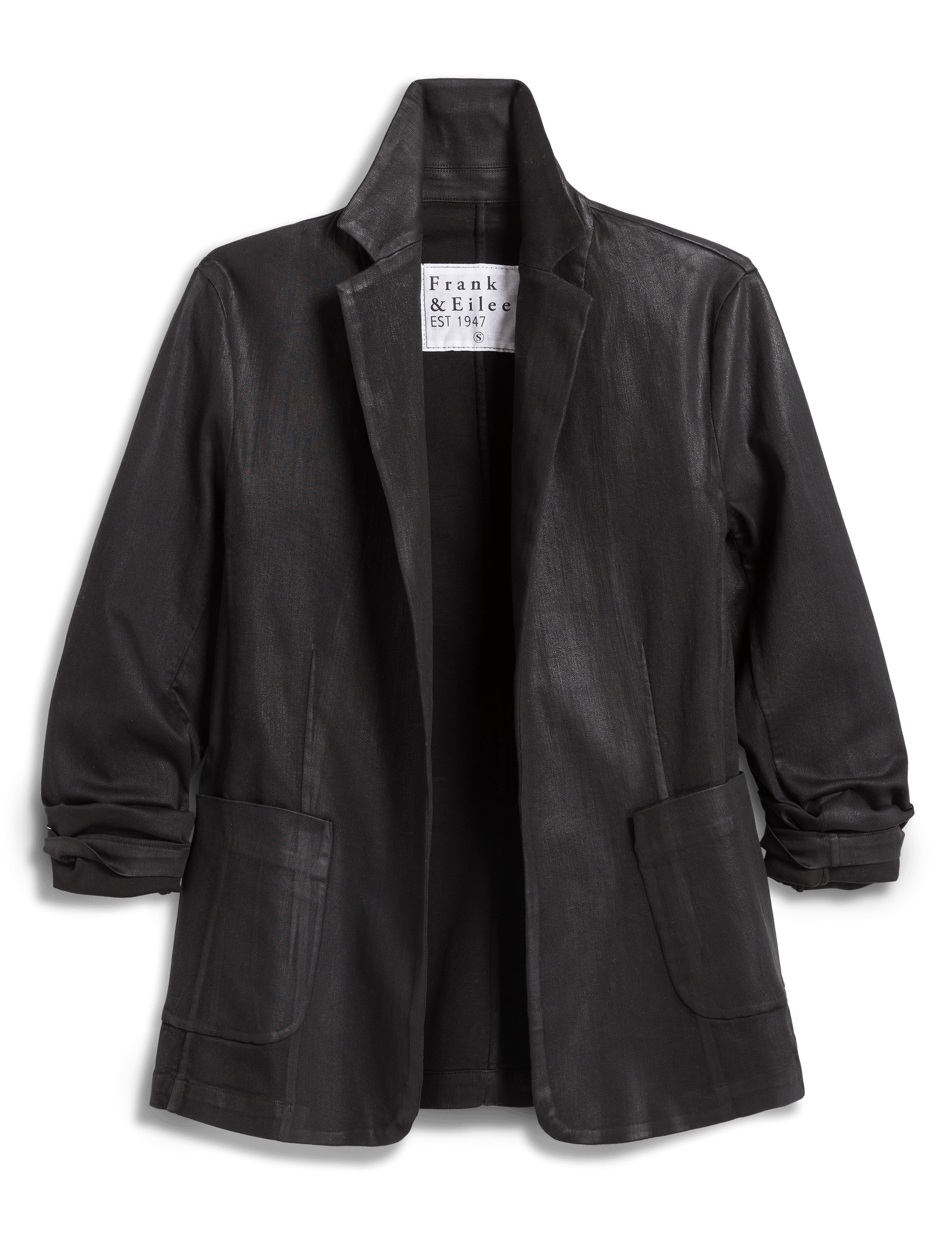 DUBLIN Black Wax, Italian Waxed Denim
