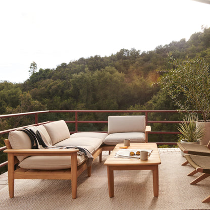 Dunes Teak 5-Piece Sectional