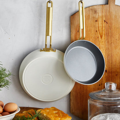 Stanley Tucci™ Ceramic Nonstick 6-Piece Cookware Set | Carrara White