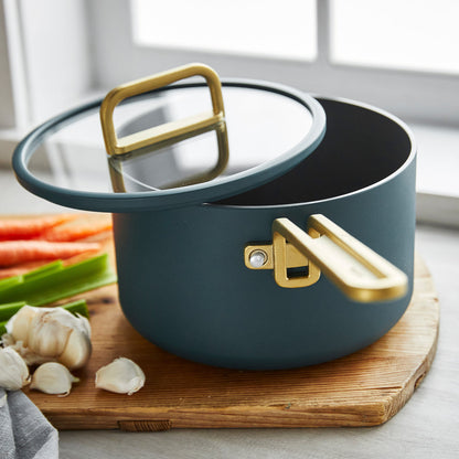 Stanley Tucci™ Ceramic Nonstick 6-Piece Cookware Set | Venetian Teal