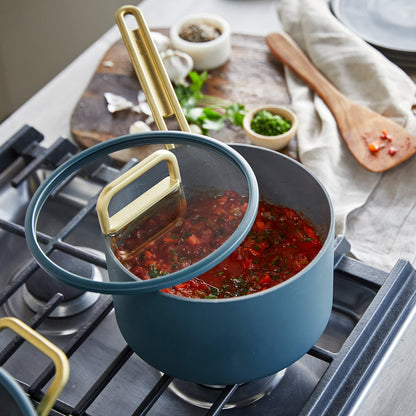 Stanley Tucci™ Ceramic Nonstick 4-Piece Chef Set | Venetian Teal