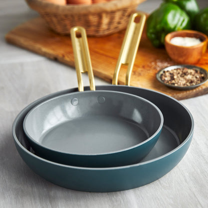 Stanley Tucci™ Ceramic Nonstick 4-Piece Chef Set | Venetian Teal