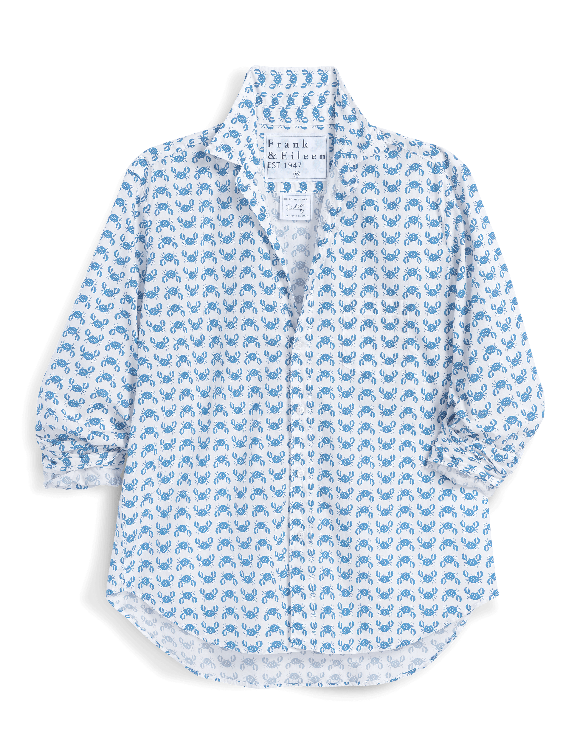 EILEEN Blue Crab, Italian Cotton
