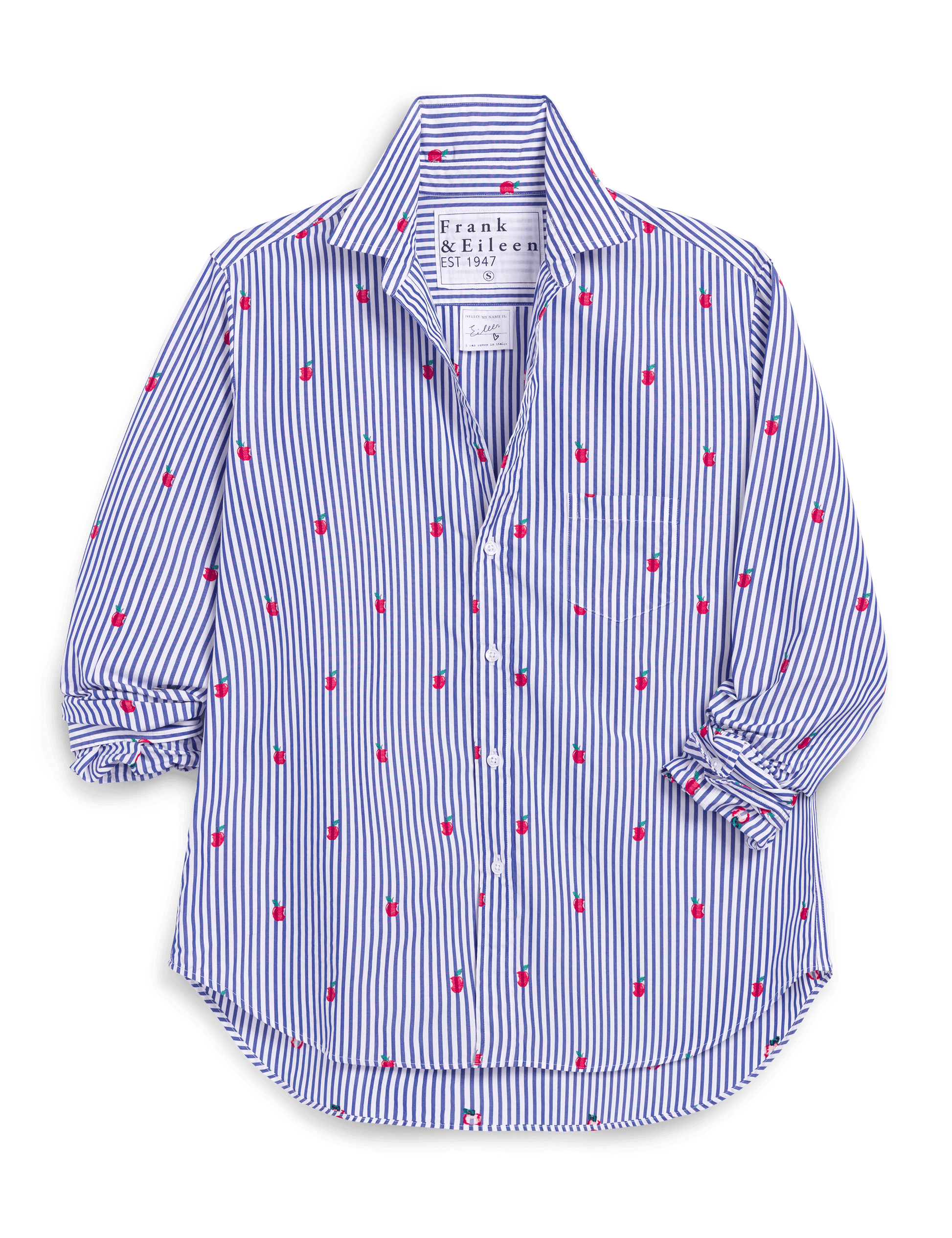 EILEEN NYC Apples, Italian Classic Poplin