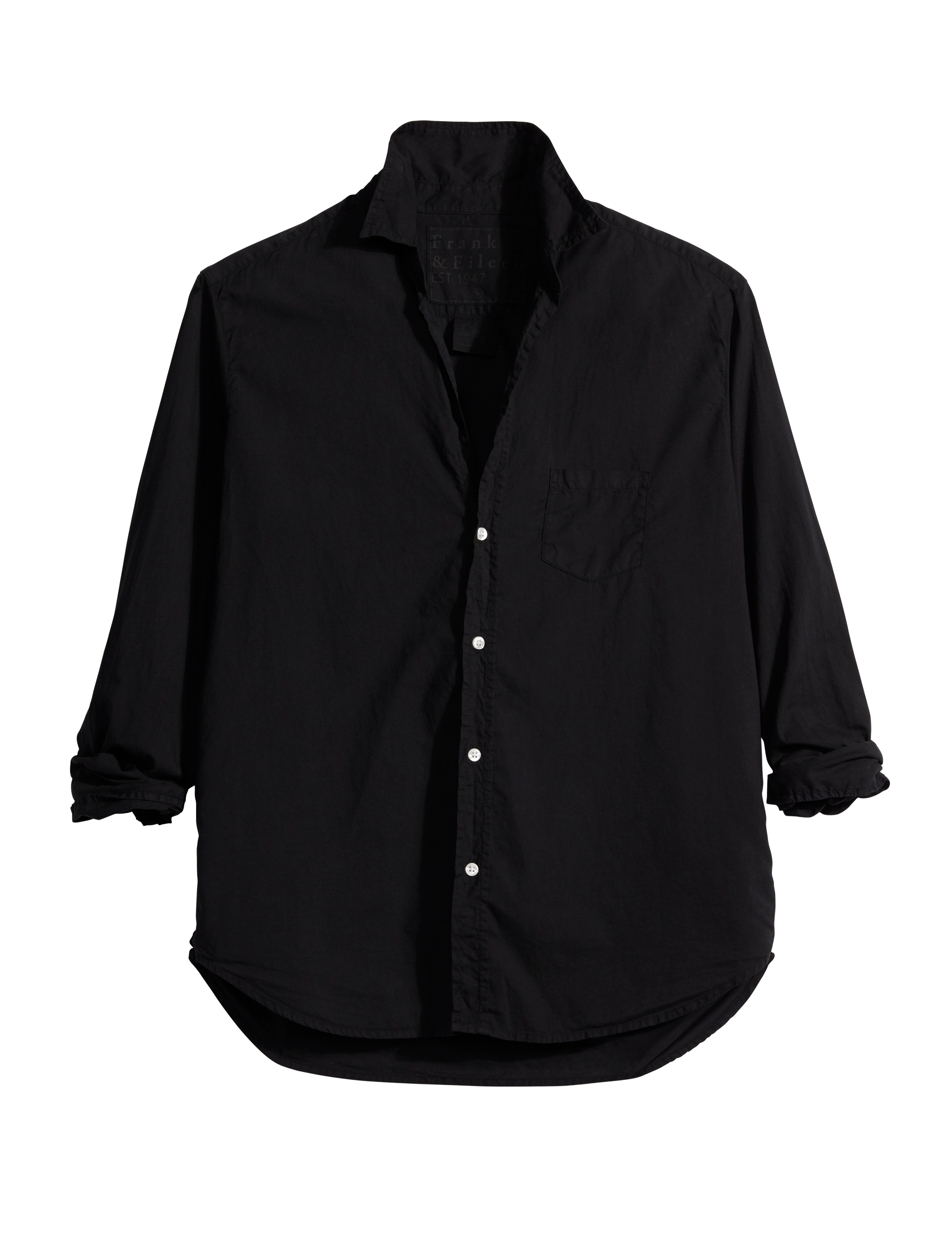 EILEEN Black, Italian Featherweight Poplin