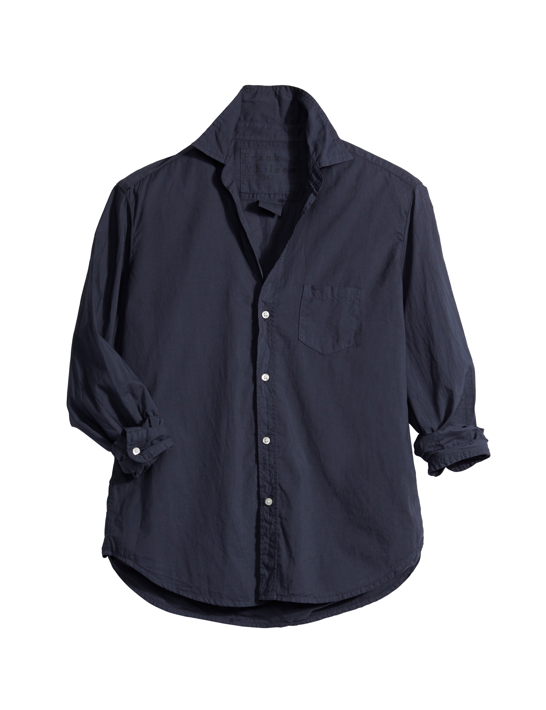EILEEN Navy, Italian Featherweight Poplin