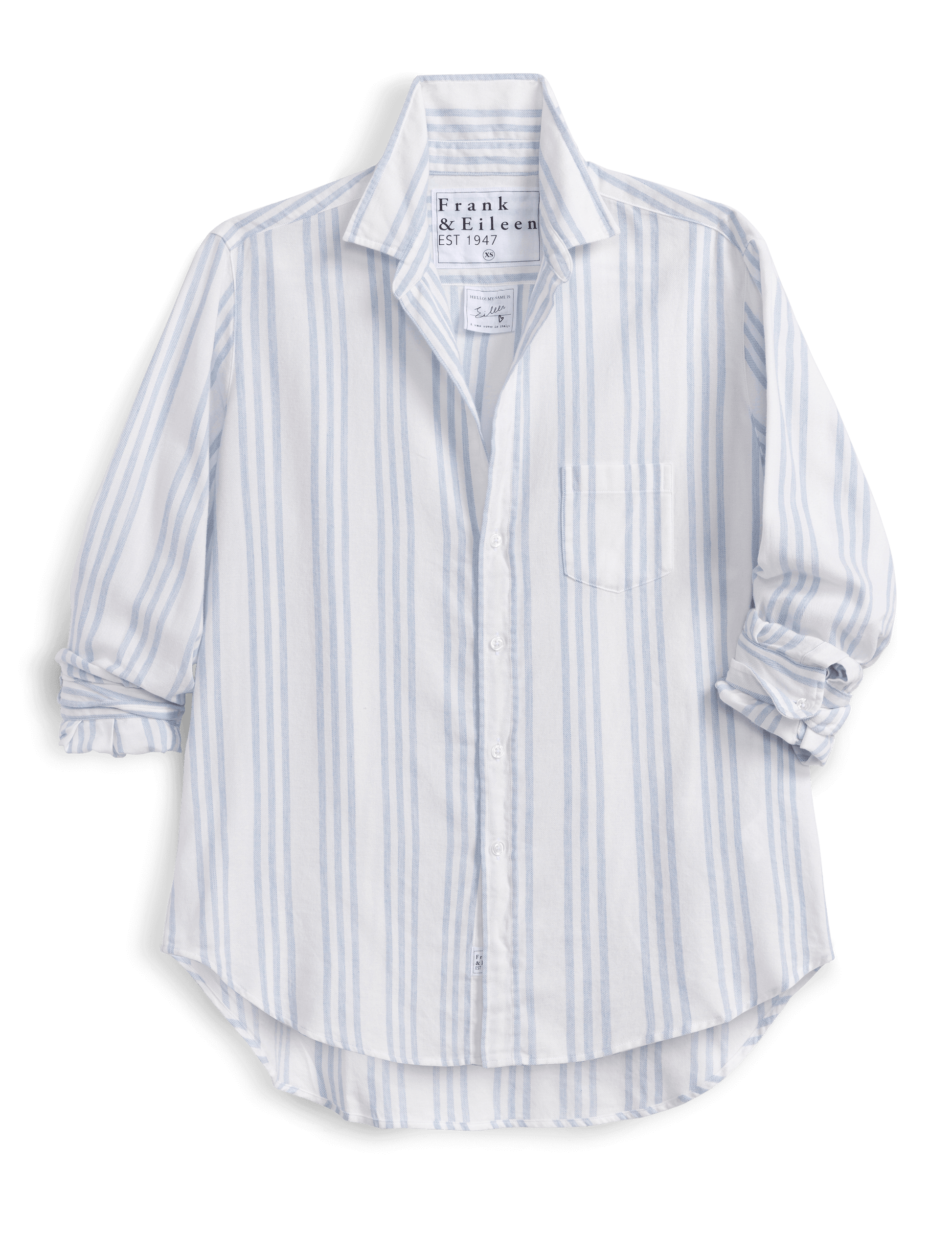 EILEEN Multi Blue Stripe, Italian Flannel