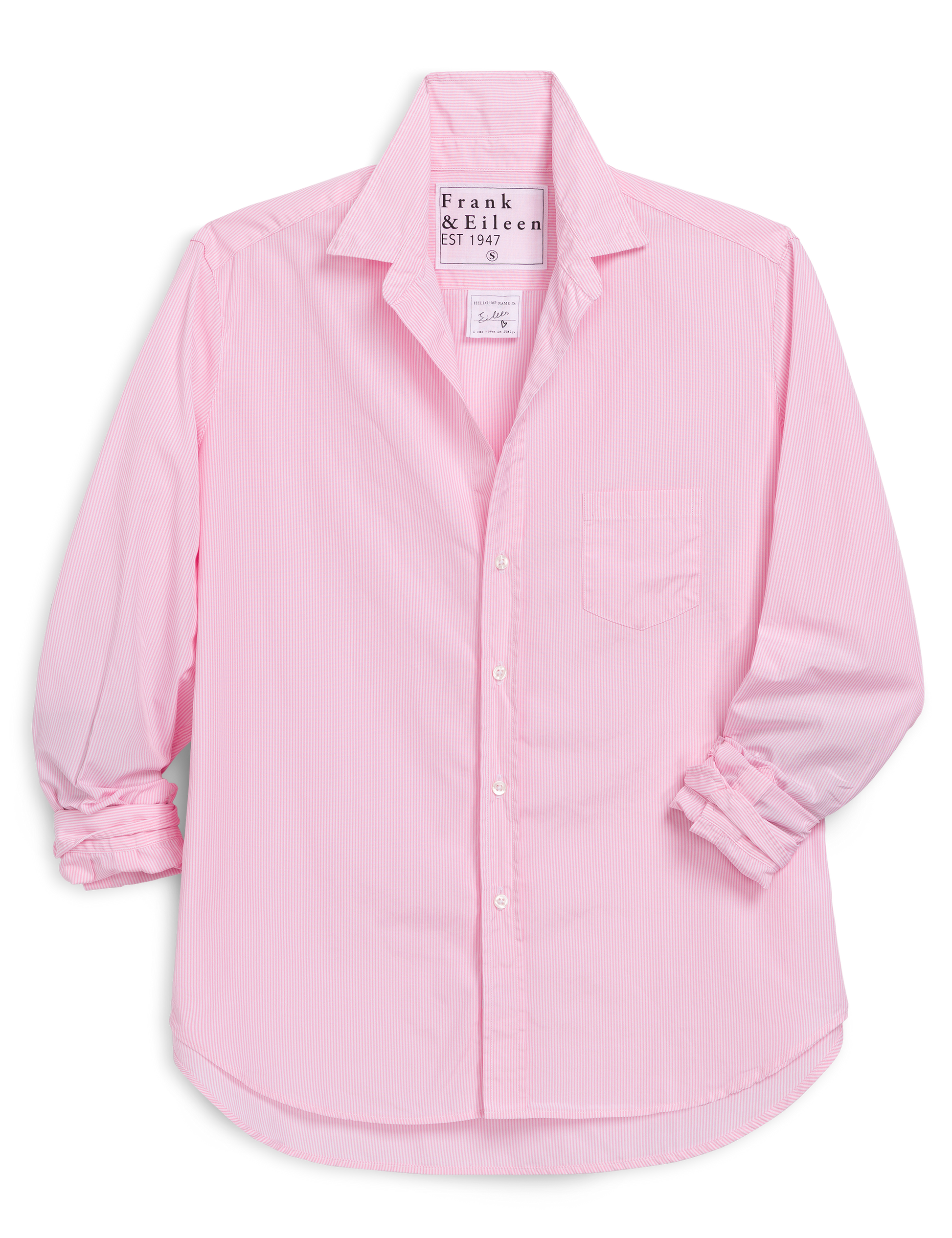 EILEEN Pink Stripe, Italian Cotton
