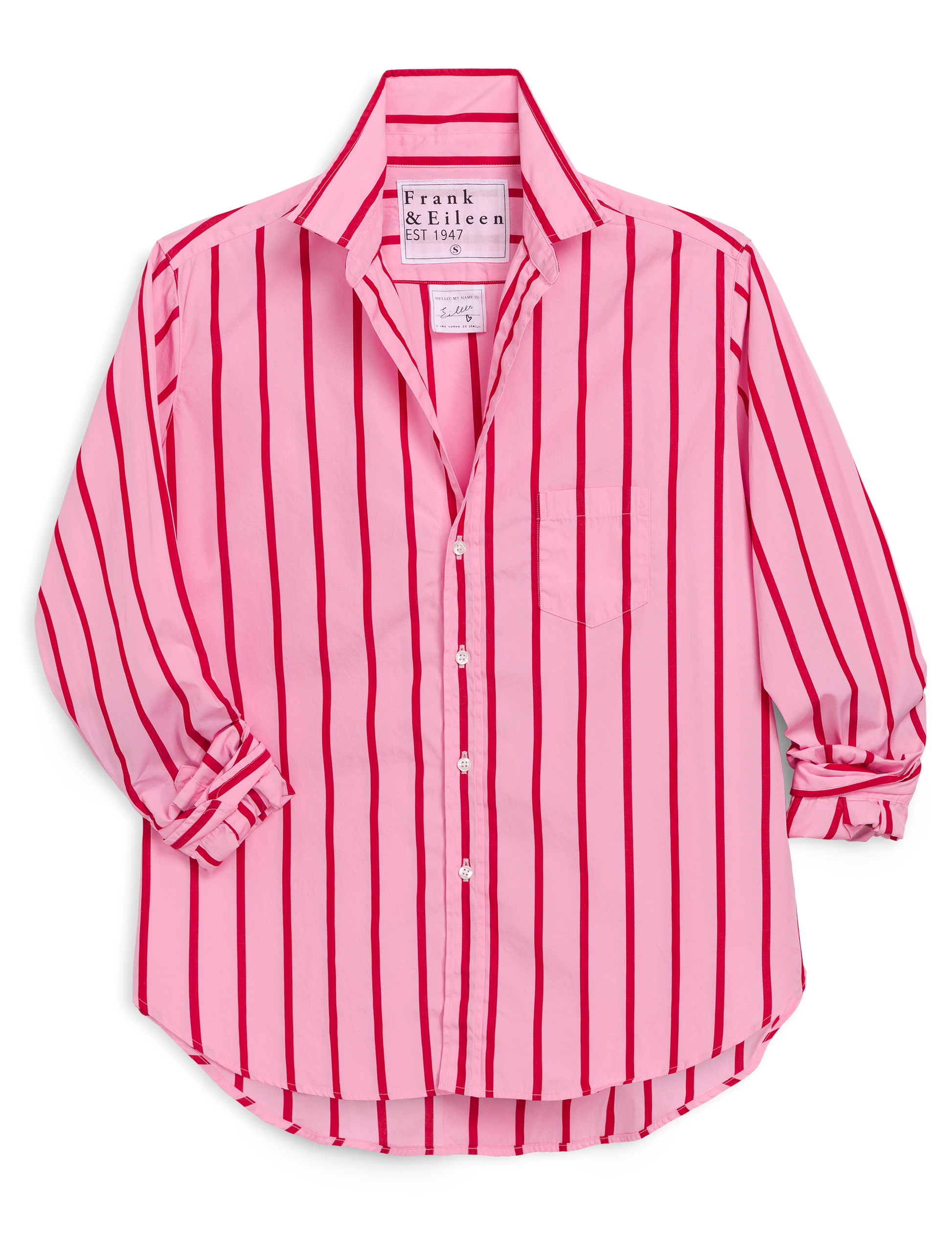EILEEN Pink and Red Stripe, Italian Superluxe