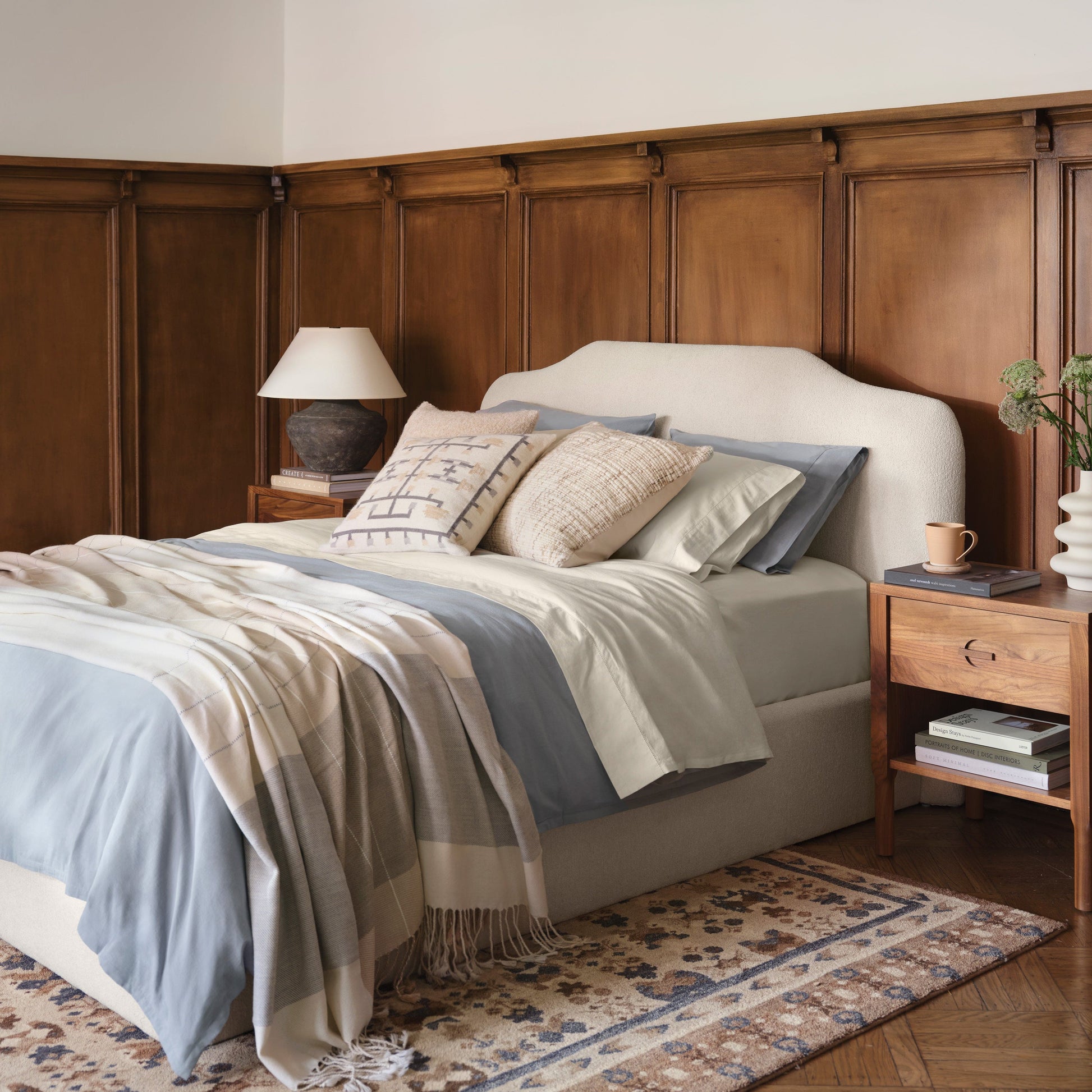 Stonewashed Organic Cotton Percale Duvet Cover