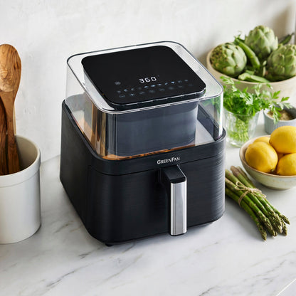 Bistro 7-Quart 360° Clear View Air Fryer