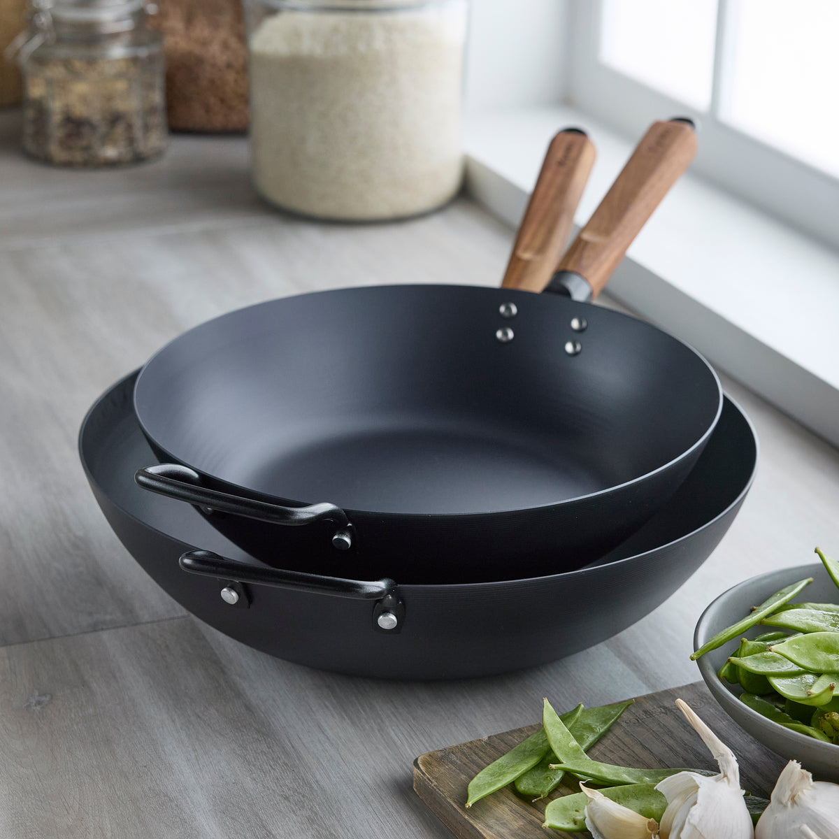 Kyoto Carbon Steel 12" Wok