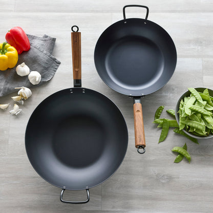 Kyoto Carbon Steel 14" Wok