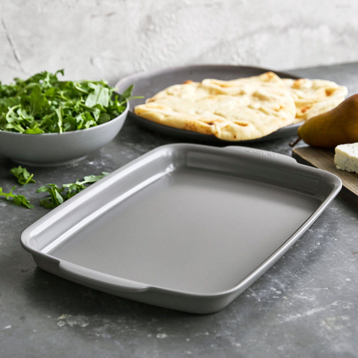 Premiere Ovenware Ceramic Nonstick 13" x 9" Quarter Sheet Pan